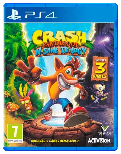 Игра CRASH BANDICOOT N'SANE TRILOGY PS4