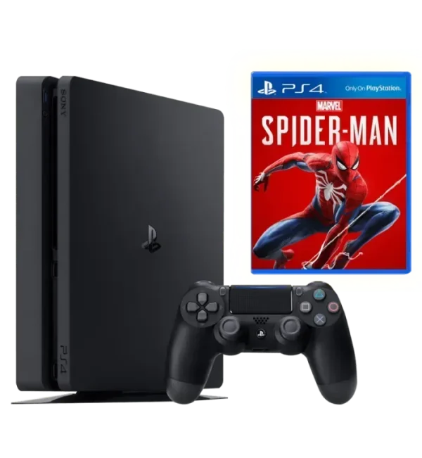 Sony PlayStation 4 Slim 1 TB BLACK + Spider Man