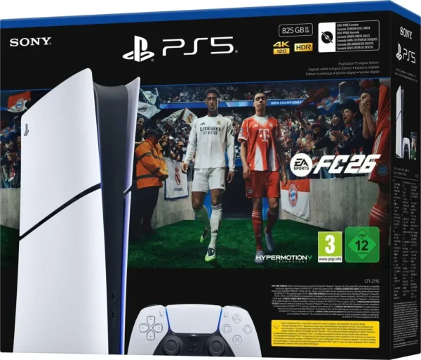 Ігрова приставка Sony PlayStation 5 Slim 825 GB Digital Edition + Гра FC 26