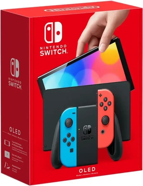 Nintendo Switch Oled 64gb Blue Red Нова