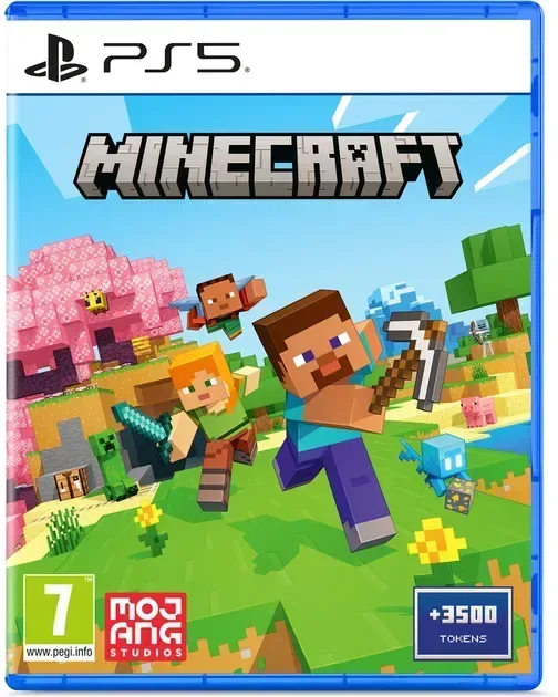 Sony PlayStation 5 Slim 1tb (Blu-ray) + DualSense + Minecraft НОВИЙ