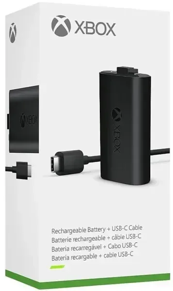Акумулятор Microsoft Xbox Series Play and Charge Kit + Кабель USB Type-C Black Новий