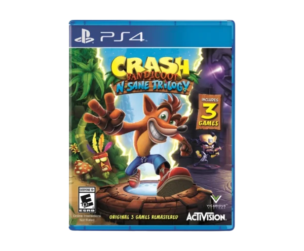 Игра CRASH BANDICOOT N'SANE TRILOGY PS4 - фото 2 - мініатюра у модальному вікні