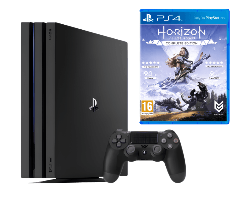 Sony PlayStation 4 Pro 1tb 72xx BLACK Відмінний стан + HORIZON Zero Dawn