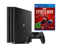 Sony PlayStation 4 Pro 1tb 70-71xx BLACK + Spider Man - мініатюра 1