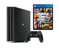 Sony PlayStation 4 Pro 1 TB 70-71xx Black + GTA V - мініатюра 1