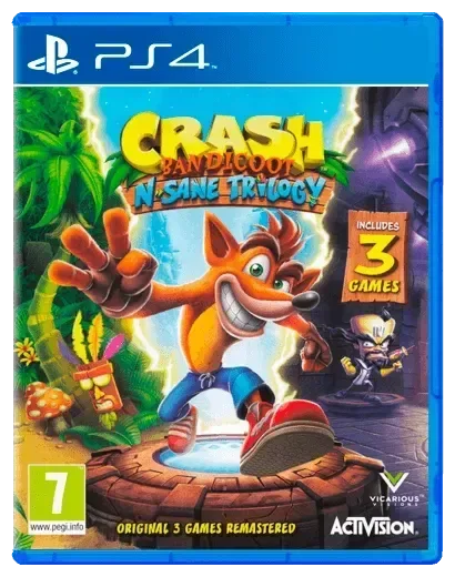Игра CRASH BANDICOOT N'SANE TRILOGY PS4
