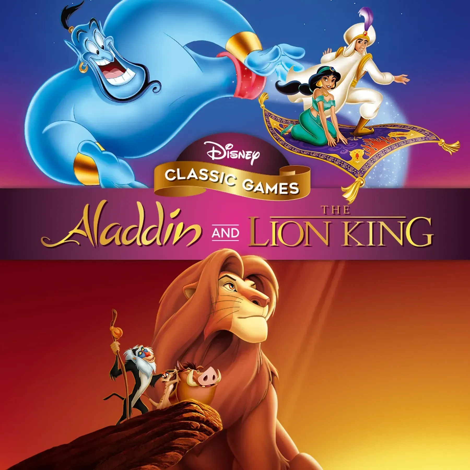 Гра Disney Classic Games: Aladdin and The Lion King PS4