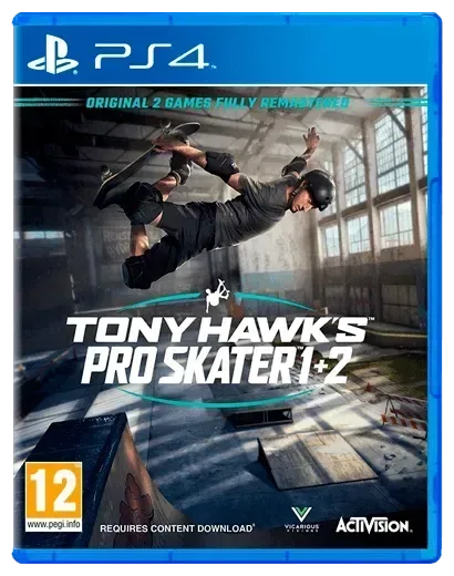 Гра Tony Hawk's Pro Skater 1+2 PS4