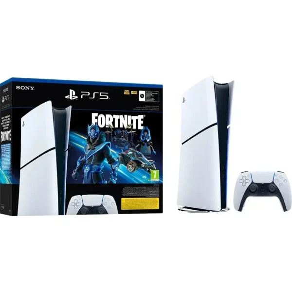 Ігрова приставка Sony PlayStation 5 Slim Digital 1TB Fortnite Cobalt Star Bundle