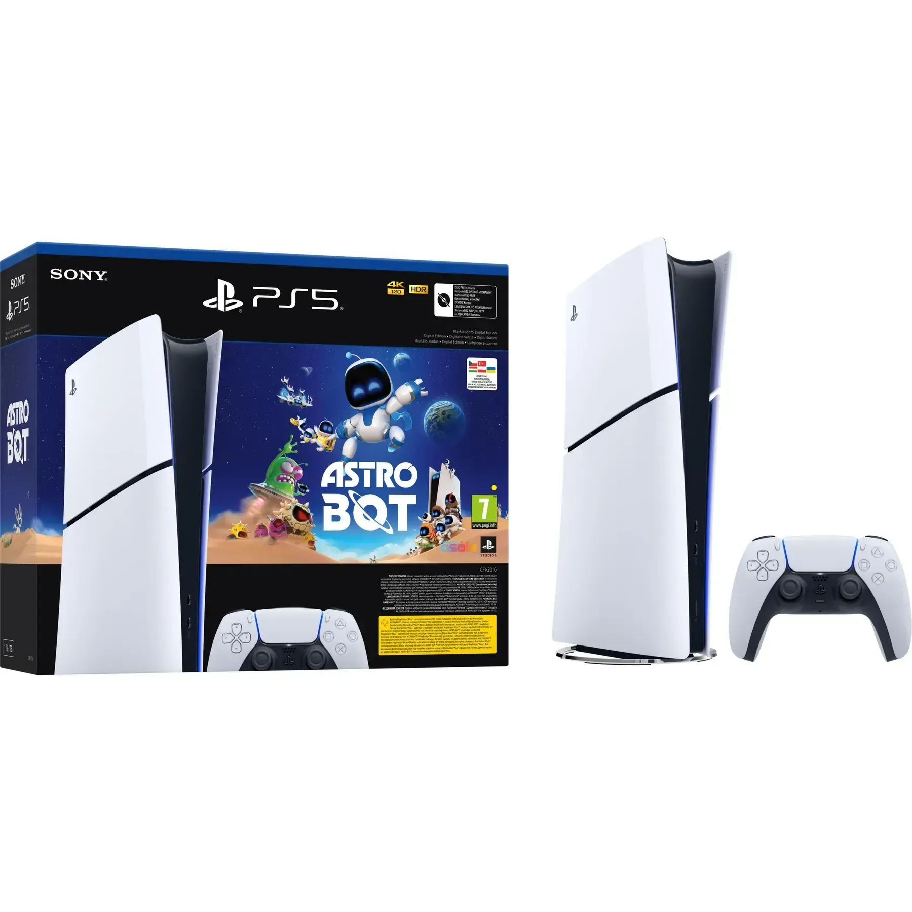 Ігрова приставка Sony PlayStation 5 Slim Digital Edition + Гра Astro Bot