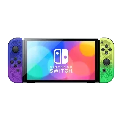 Nintendo Switch OLED Splatoon 3 Limited Edition 64GB Green Violet Отличное состояние