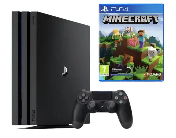Sony PlayStation 4 Pro 1tb 70-71xx BLACK + Minecraft
