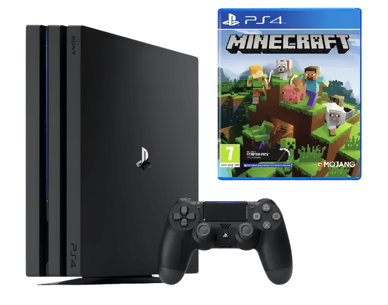 Sony PlayStation 4 Pro 1tb 70-71xx BLACK + Minecraft
