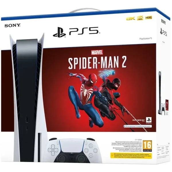 Sony PlayStation 5 Blu-Ray + Spider Man 2 НОВАЯ