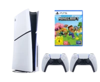 Sony PlayStation 5 Slim 1tb (Blu-ray) + DualSense + Minecraft Новий - мініатюра 1
