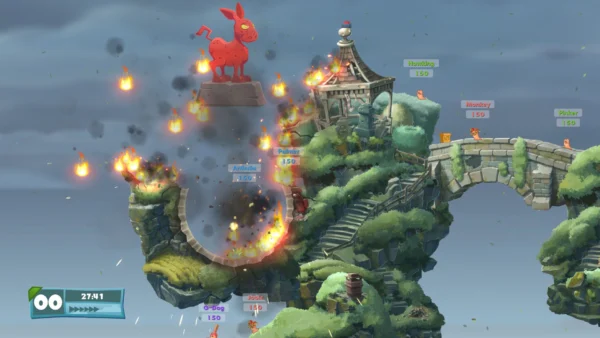 Гра Worms W.M.D PS4 - фото 12 - мініатюра у модальному вікні