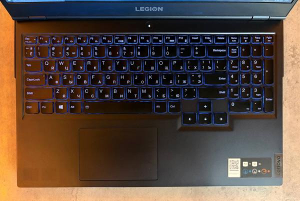 Ноутбук Lenovo Legion AMD Ryzen 5 5600H/RTX 3060/RAM 32 GB/SSD 512 GB - фото 5 - мініатюра у модальному вікні
